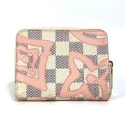 Pre-owned Canvas wallets Louis Vuitton Vintage , Beige , Dames