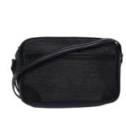 Pre-owned Leather louis-vuitton-bags Louis Vuitton Vintage , Black , D...