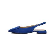 Blauwe Slingback Elegante Stijl Schoenen Notre-v , Blue , Dames