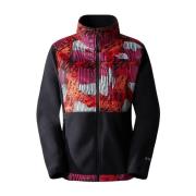 Denali Fleece Jas Vrouwen Fieryredayp/Nero The North Face , Multicolor...