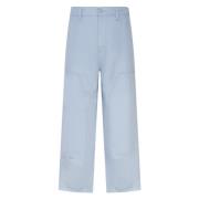 Relaxed Tapered Broek met Versterkte Knieën Carhartt Wip , Blue , Here...