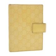 Pre-owned Leather home-office Gucci Vintage , Yellow , Dames