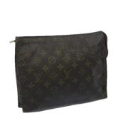 Pre-owned Canvas pouches Louis Vuitton Vintage , Brown , Dames