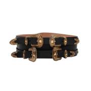 Pre-owned Leather belts Alexander McQueen Pre-owned , Black , Dames