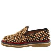 Pre-owned Fabric flats Christian Louboutin Pre-owned , Brown , Heren