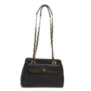 Pre-owned Leather shoulder-bags Bally Pre-owned , Black , Dames