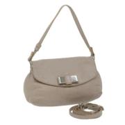 Pre-owned Leather handbags Chloé Pre-owned , Beige , Dames