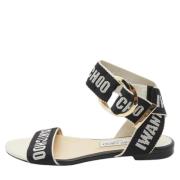 Pre-owned Canvas sandals Jimmy Choo Pre-owned , Black , Dames