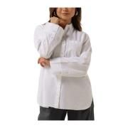 Witte Blouse Engeneva Shirt Envii , White , Dames