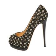 Pre-owned Mesh heels Giuseppe Zanotti Pre-owned , Black , Dames