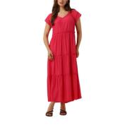 Roze Maxi Jurk New Sunrise Co'Couture , Pink , Dames