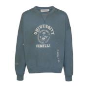 Blauwe Crewneck Sweater Golden Goose , Blue , Dames