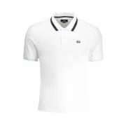 Slim Fit Polo Shirt met Contrastdetails La Martina , White , Heren