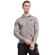 Grijze Katoenen Zip-Up Sweatshirt La Martina , Gray , Heren