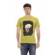 Groen Grafisch Charme Kort T-shirt Trussardi , Green , Heren