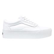 Old Skool Stackform Sneakers Vans , White , Dames