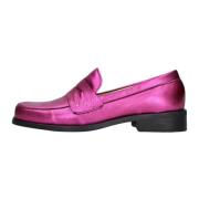 Roze Metallic Loafers met Sterrenstuds Fabienne Chapot , Pink , Dames