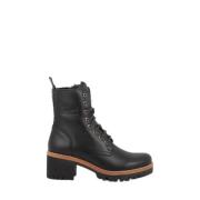 Lace-up Boots Panama Jack , Black , Dames