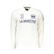 Elegante Lange Mouw Witte Polo La Martina , White , Heren