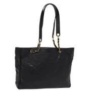 Pre-owned Canvas chanel-bags Chanel Vintage , Black , Dames