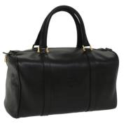 Pre-owned Leather travel-bags Balenciaga Vintage , Black , Dames