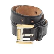 Pre-owned Leather belts Dolce & Gabbana Pre-owned , Black , Dames