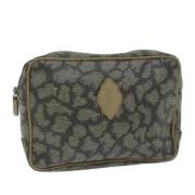 Pre-owned Leather clutches Yves Saint Laurent Vintage , Brown , Dames