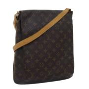 Pre-owned Canvas louis-vuitton-bags Louis Vuitton Vintage , Brown , Da...