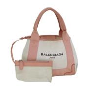 Pre-owned Canvas handbags Balenciaga Vintage , Pink , Dames