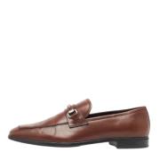 Pre-owned Leather flats Prada Vintage , Brown , Heren