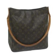 Pre-owned Canvas handbags Louis Vuitton Vintage , Brown , Dames