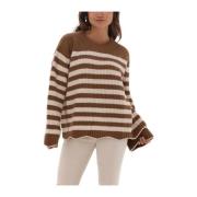 Bruine Trui Dames Semicouture , Brown , Dames