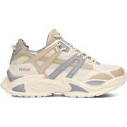 Belluna Lage Sneakers Beige Grijs Bruin Guess , Beige , Dames