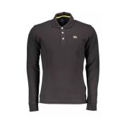 Elegant Slim Fit Poloshirt met Borduursel La Martina , Black , Heren