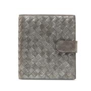 Pre-owned Leather wallets Bottega Veneta Vintage , Gray , Dames