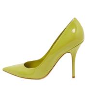 Pre-owned Leather heels Dior Vintage , Green , Dames