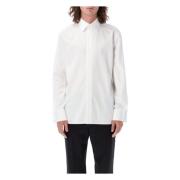 Klassieke Zijden Overhemd Wit Saint Laurent , White , Heren