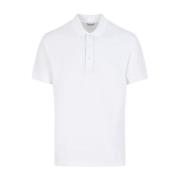 Witte T-shirt Herenmode Stijl Burberry , White , Heren