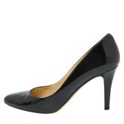 Pre-owned Leather heels Jimmy Choo Pre-owned , Black , Dames