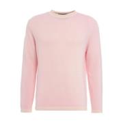 Rose Gebreide Trui Aw24 Handwas Daniele Fiesoli , Pink , Heren