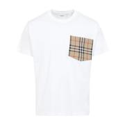 Witte T-shirts Polos voor vrouwen Burberry , White , Dames