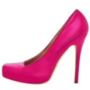 Pre-owned Satin heels Alexander McQueen Pre-owned , Pink , Dames