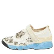 Pre-owned Mesh sneakers Dior Vintage , White , Dames