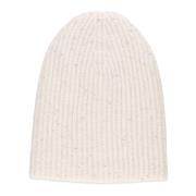 Paillet Beanie Muts voor Vrouwen Fabiana Filippi , Beige , Dames