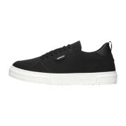 Zwarte Nubuck Lage Sneakers Antony Morato , Black , Heren