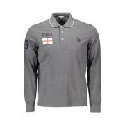 Elegant grijs poloshirt met lange mouwen U.s. Polo Assn. , Gray , Here...