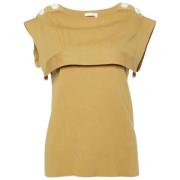 Pre-owned Fabric tops Chloé Pre-owned , Brown , Dames