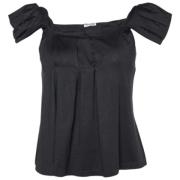 Pre-owned Knit tops Miu Miu Pre-owned , Black , Dames