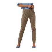 Angelie Pure Beige Broek Fiveunits , Beige , Dames