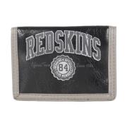 Logo Portemonnee - Zwart Synthetisch Redskins , Black , Heren